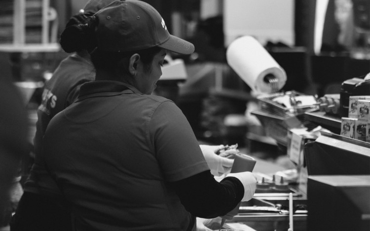 Close to the edge: Service workers and their children at the front lines of a crisis